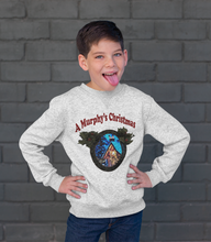 Load image into Gallery viewer, 'A Murphy's Christmas - Santa's Stuck' Unisex fleece sweatshirt
