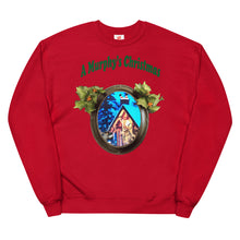 Load image into Gallery viewer, 'A Murphy's Christmas - Santa's Stuck' Unisex fleece sweatshirt