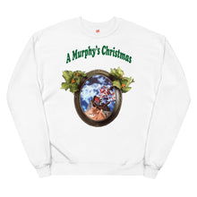 Load image into Gallery viewer, "A Murphy's Christmas - Flying Santa" Unisex fleece sweatshirt