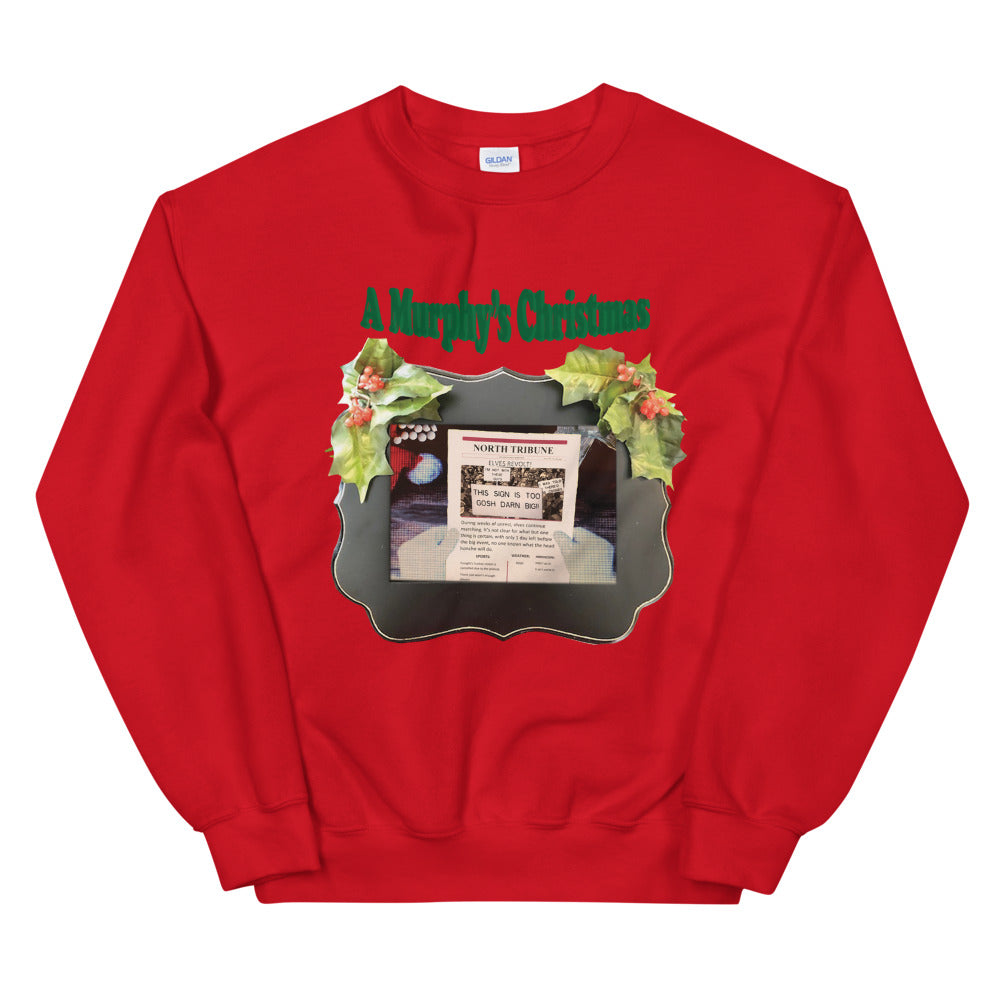 'A Murphy's Christmas - North Tribune' Unisex Sweatshirt